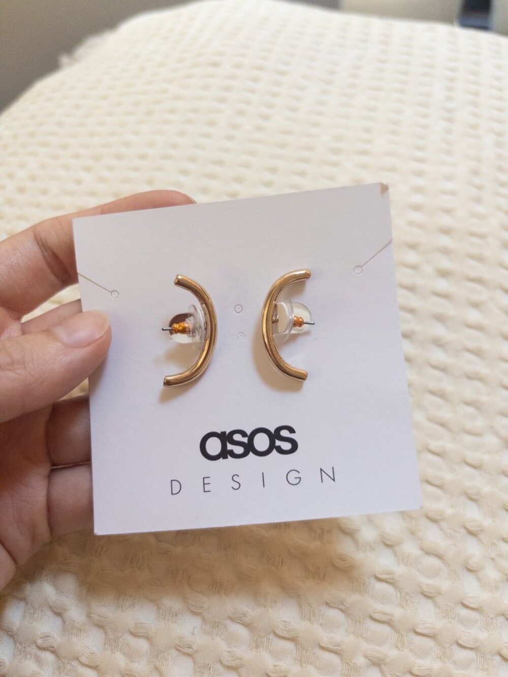 ASOS Hoop Ear Cuff Gold Earrings - NWT